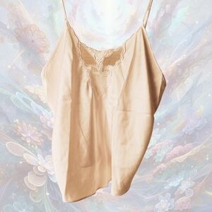 Chic Pale Pink Lace-Accent Slip